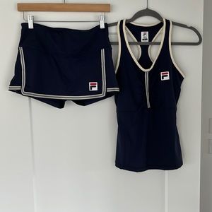 Fila Tennis/golf top and skirt